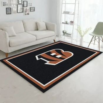 Cincinnati Bengals Banner Nfl 5 Area Rug Living Room And Bed Room Rug Rug Regtangle Carpet Floor Decor Home Decor 0