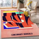 Cincinnati Bengals Banner Nfl 8 Area Rug Living Room And Bed Room Rug Rug Regtangle Carpet Floor Decor Home Decor 0