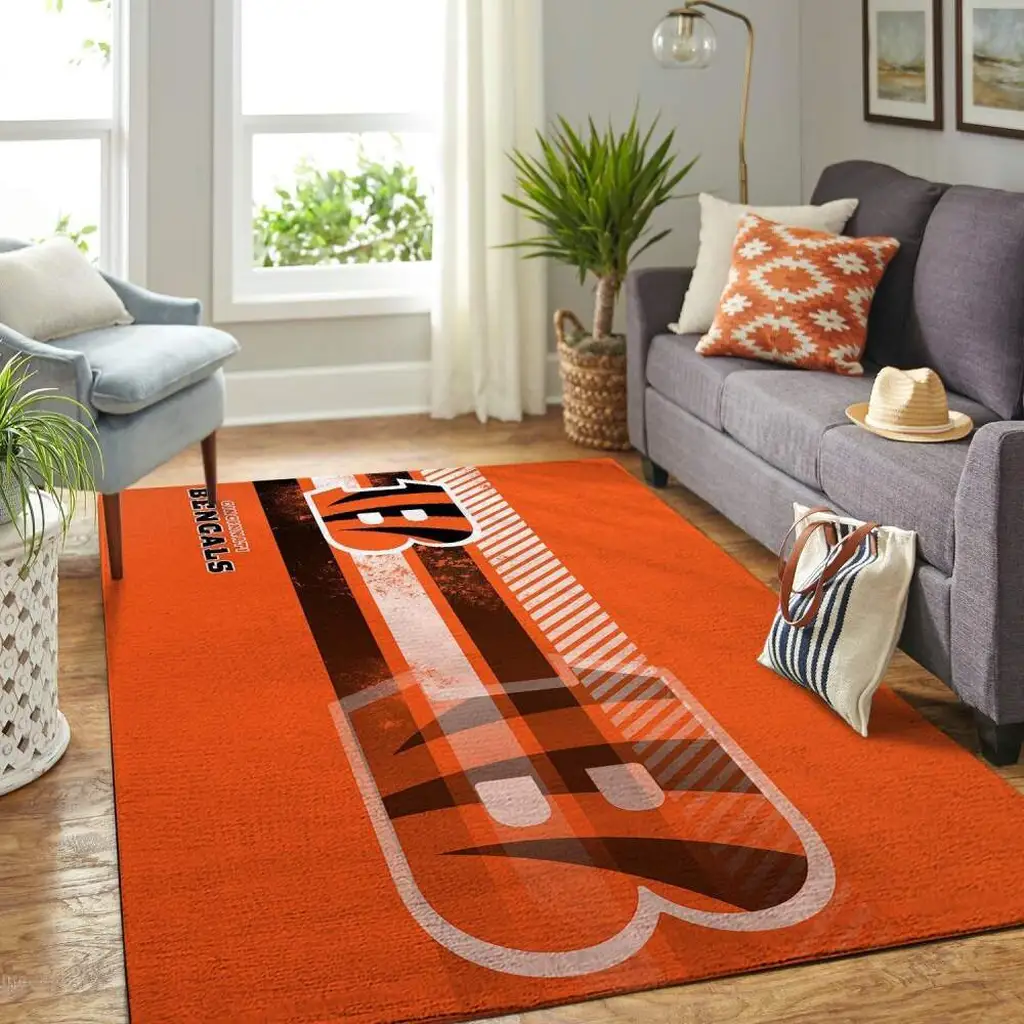 Cincinnati Bengals Nfl Area Rugs Living Room Carpet Team Logo Sports Rug Regtangle Carpet Floor Decor Home Decor 0 Cincinnati Bengals Nfl Area Rugs Living Room Carpet Team Logo Sports Rug Regtangle Carpet Floor Decor Home Decor 0