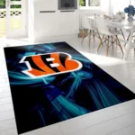 Cincinnati Bengals Nfl Logo Area Rug For Gift Living Room Rug Home Dec 0