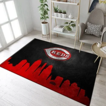 Cincinnati Reds Mlb 9 Area Rug Living Room And Bed Room Rug Rug Regtangle Carpet Floor Decor Home Decor 0