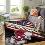 Cincinnati Reds Mlb Team Logo Wooden Style Style Nice Gift Home Decor Rectangle Area Rug Living Room Rug Home Decor 0
