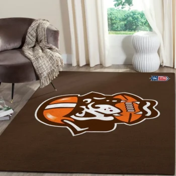 Cleveland Browns Area Rug Nfl Football Team Logo Carpet Living Room Rugs Rug Regtangle Carpet Floor Decor Home Decor V1767 0