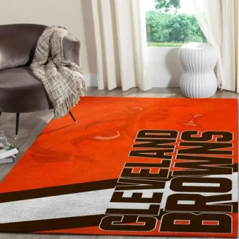 Cleveland Browns Area Rug Nfl Football Team Logo Carpet Living Room Rugs Rug Regtangle Carpet Floor Decor Home Decor V1769 0