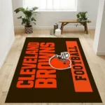 Cleveland Browns Nfl 12 Area Rug Living Room And Bed Room Rug Rug Regtangle Carpet Floor Decor Home Decor 0