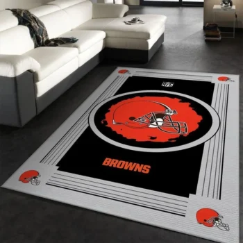 Cleveland Browns Nfl 15 Area Rug Living Room And Bed Room Rug Rug Regtangle Carpet Floor Decor Home Decor 0