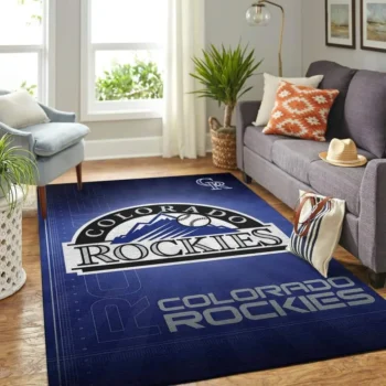 Colorado Rockies Mlb Area Rugs Team Logo Living Room Carpet Sports Rug Regtangle Carpet Floor Decor Home Decor 0