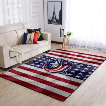 Columbus Blue Jackets Area Rug Living Room Rug Home Decor Nhl Ofd 1912284 0