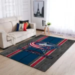 Columbus Blue Jackets Nhl Area Rugs Team Logo Living Room Carpet Sports Rug Regtangle Carpet Floor Decor Home Decor 0
