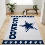 Dallas Cowboys Banner Nfl Logo Area Rug For Gift Living Room Rug Home 0