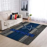 Dallas Cowboys Nfl Area Rugs Football Living Room Carpet Team Logo Wooden Style Home Rug Regtangle Carpet Floor Decor Home Decor 0