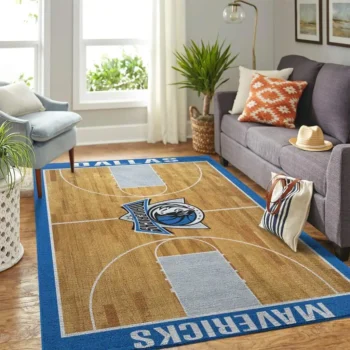 Dallas Mavericks Area Rug Nba Basketball Team Logo Carpet Living Room Rugs Rug Regtangle Carpet Floor Decor Home Decor V3647 0