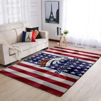 Denver Broncos Area Rug Nfl Football Team Logo Carpet Living Room Rugs Rug Regtangle Carpet Floor Decor Home Decor V8332 0