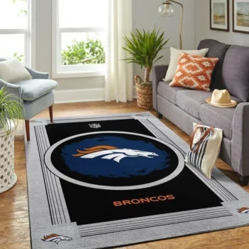 Denver Broncos Area Rug Nfl Football Team Logo Carpet Living Room Rugs Rug Regtangle Carpet Floor Decor Home Decor V8334 0