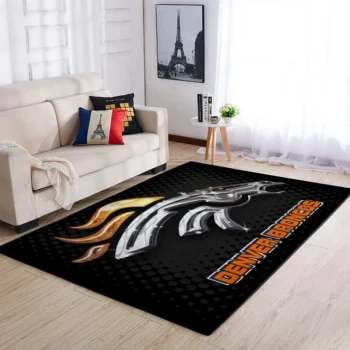 Denver Broncos Area Rugs Nfl Football Team Floor Home Decor 1910071 Rug Regtangle Carpet Floor Decor Home Decor 0