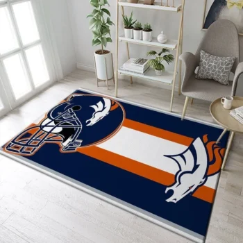 Denver Broncos Nfl 1 Area Rug Living Room And Bed Room Rug Rug Regtangle Carpet Floor Decor Home Decor 0