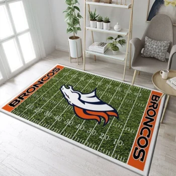 Denver Broncos Nfl 11 Area Rug Living Room And Bed Room Rug Rug Regtangle Carpet Floor Decor Home Decor 0