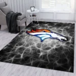 Denver Broncos Nfl 15 Area Rug Living Room And Bed Room Rug Rug Regtangle Carpet Floor Decor Home Decor 0