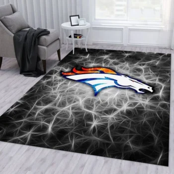 Denver Broncos Nfl 15 Area Rug Living Room And Bed Room Rug Rug Regtangle Carpet Floor Decor Home Decor 0