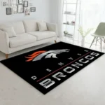 Denver Broncos Nfl 2 Area Rug Living Room And Bed Room Rug Rug Regtangle Carpet Floor Decor Home Decor 0