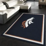 Denver Broncos Nfl 20 Area Rug Living Room And Bed Room Rug Rug Regtangle Carpet Floor Decor Home Decor 0