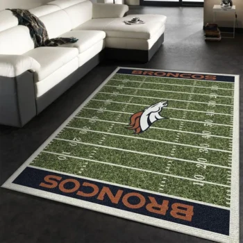 Denver Broncos Nfl 22 Area Rug Living Room And Bed Room Rug Rug Regtangle Carpet Floor Decor Home Decor 0