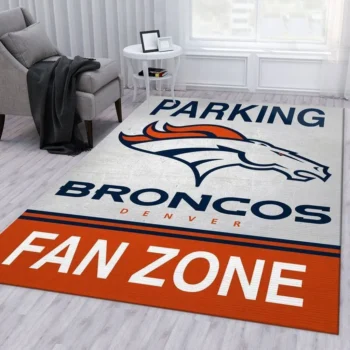 Denver Broncos Nfl 25 Area Rug Living Room And Bed Room Rug Rug Regtangle Carpet Floor Decor Home Decor 0