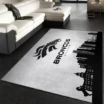 Denver Broncos Nfl 31 Area Rug Living Room And Bed Room Rug Rug Regtangle Carpet Floor Decor Home Decor 0