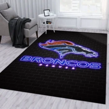 Denver Broncos Nfl 5 Area Rug Living Room And Bed Room Rug Rug Regtangle Carpet Floor Decor Home Decor 0