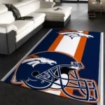 Denver Broncos Nfl 9 Area Rug Living Room And Bed Room Rug Rug Regtangle Carpet Floor Decor Home Decor 0