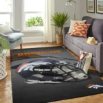 Denver Broncos Nfl Area Rugs Team Logo Helmet Living Room Carpet Sports Rug Regtangle Carpet Floor Decor Home Decor 0
