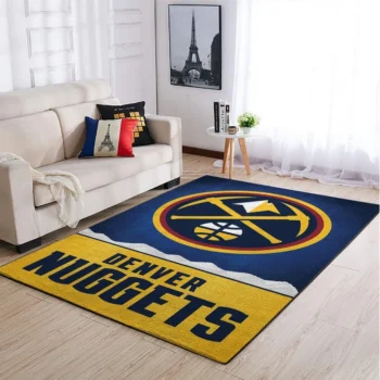 Denver Nuggets Nba Area Rugs Team Logo Living Room Carpet Sports Rug Regtangle Carpet Floor Decor Home Decor 0