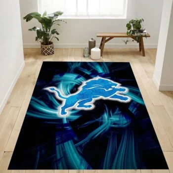 Detroit Lions Football Nfl 11 Area Rug Living Room And Bed Room Rug Rug Regtangle Carpet Floor Decor Home Decor 0