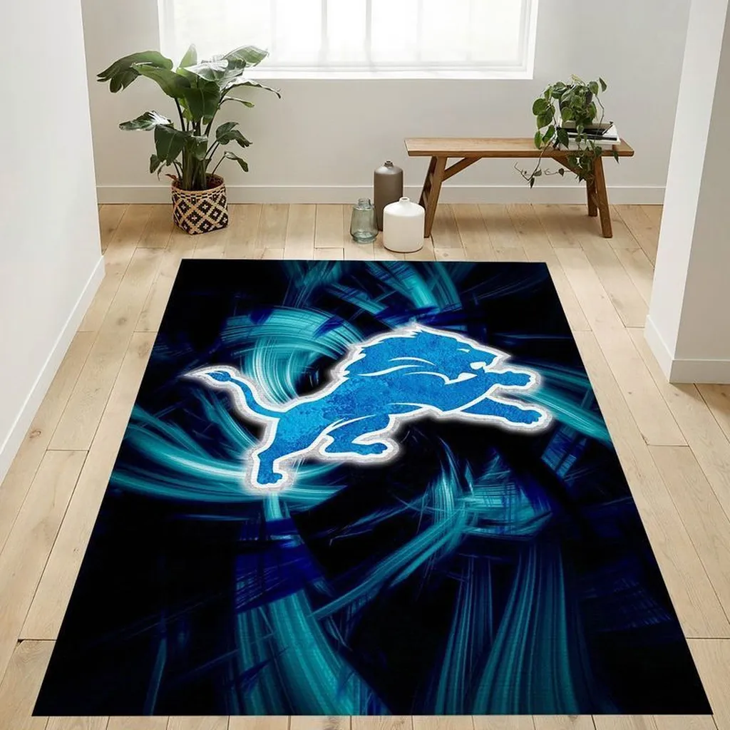Detroit Lions Football Nfl 11 Area Rug Living Room And Bed Room Rug Rug Regtangle Carpet Floor Decor Home Decor 0 Detroit Lions Football Nfl 11 Area Rug Living Room And Bed Room Rug Rug Regtangle Carpet Floor Decor Home Decor 0