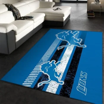 Detroit Lions Football Nfl 15 Area Rug Living Room And Bed Room Rug Rug Regtangle Carpet Floor Decor Home Decor 0