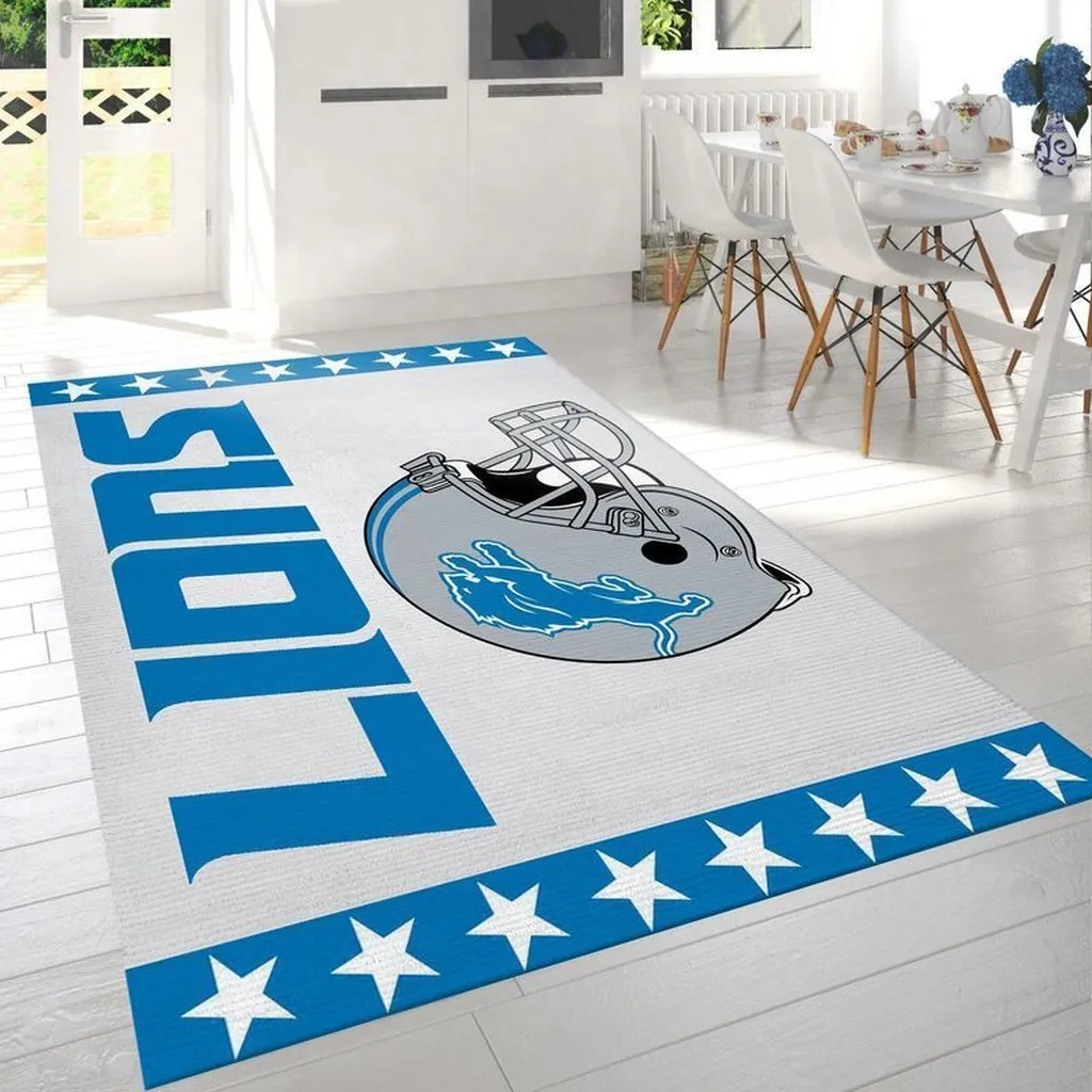 Detroit Lions Football Nfl 2 Area Rug Living Room And Bed Room Rug Rug Regtangle Carpet Floor Decor Home Decor 0 Detroit Lions Football Nfl 2 Area Rug Living Room And Bed Room Rug Rug Regtangle Carpet Floor Decor Home Decor 0
