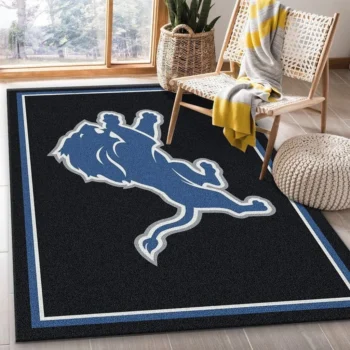 Detroit Lions Football Nfl 22 Area Rug Living Room And Bed Room Rug Rug Regtangle Carpet Floor Decor Home Decor 0