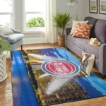 Detroit Pistons Area Rug Nba Basketball Team Logo Carpet Living Room Rugs Rug Regtangle Carpet Floor Decor Home Decor V6640 0