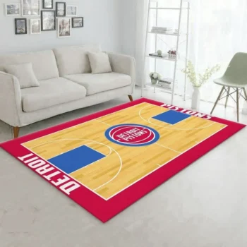 Detroit Pistons Nba 4 Area Rug Living Room And Bed Room Rug Rug Regtangle Carpet Floor Decor Home Decor 0