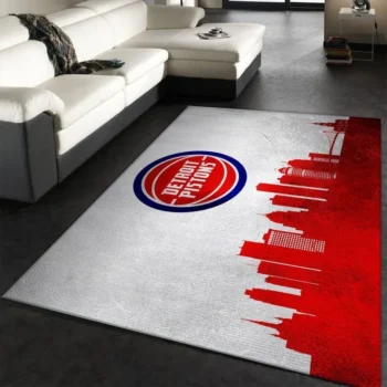Detroit Pistons Nba 5 Area Rug Living Room And Bed Room Rug Rug Regtangle Carpet Floor Decor Home Decor 0