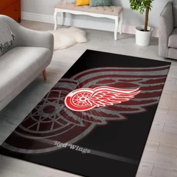 Detroit Red Wings Area Rugs Nhl Hockey Living Room Carpet Team Logo Floor Home Decor 20022111 Rug Regtangle Carpet Floor Decor Home Decor 0