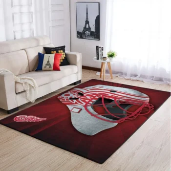 Detroit Red Wings Area Rugs Team Logo Style Living Room Carpet Sports Rug Regtangle Carpet Floor Decor Home Decor 0