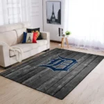 Detroit Tigers Mlb Area Rugs Baseball Living Room Carpet Team Logo Wooden Home Rug Regtangle Carpet Floor Decor Home Decor 0