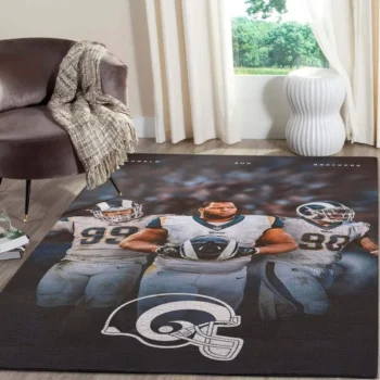 Donald Sul Brockers Los Angeles Rams Area Rug Football Living Room Carpet Home Rug Regtangle Carpet Floor Decor Home Decor 0