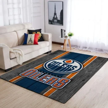 Edmonton Oilers Nhl Area Rugs Team Logo Living Room Carpet Sports Rug Regtangle Carpet Floor Decor Home Decor 0