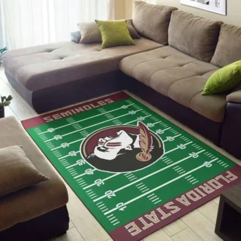 Florida State Seminoles Home Field Area Rug Football Team Logo Carpet Living Room Rugs Rug Regtangle Carpet Floor Decor Home Decor 0