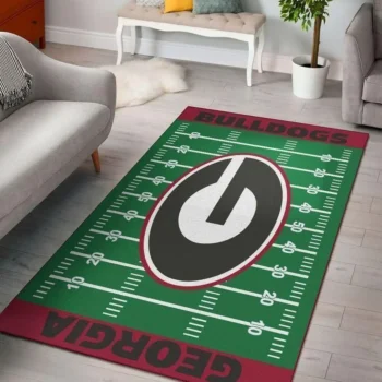 Georgia Bulldogs Area Rug Football Team Logo Carpet Living Room Rugs Rug Regtangle Carpet Floor Decor Home Decor V5586 0