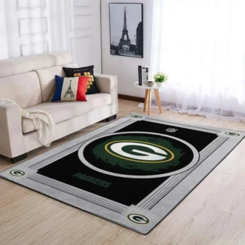 Green Bay Packers Area Rug Living Room Rug Home Decor Nfl Ofd 20030350 0