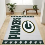 Green Bay Packers Banner Nfl Team Logo Rug Living Room Rug Home Decor 0