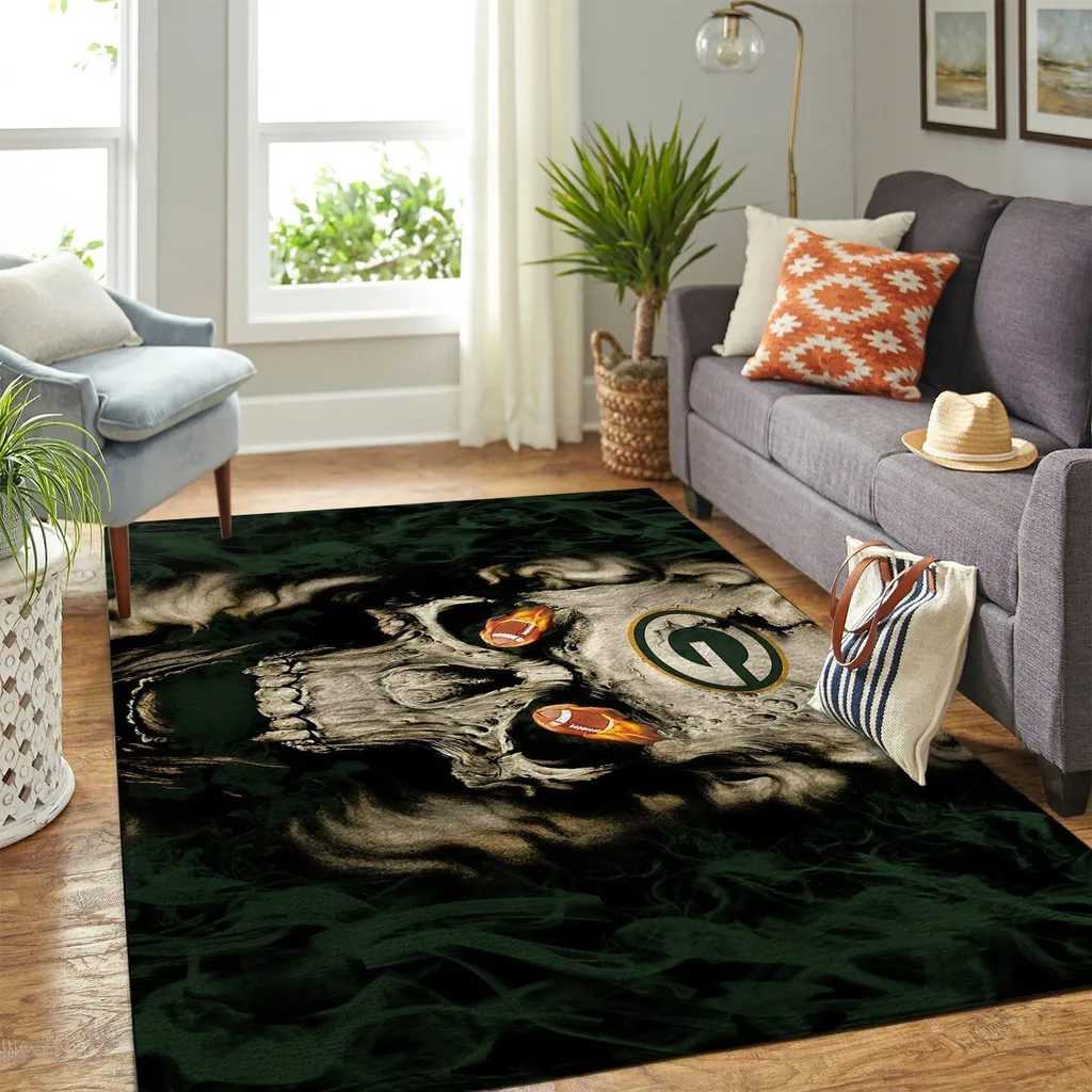 Green Bay Packers Nfl Area Rugs Team Logo Skull Style Living Room Carpet Sports Rug Regtangle Carpet Floor Decor Home Decor 0 Green Bay Packers Nfl Area Rugs Team Logo Skull Style Living Room Carpet Sports Rug Regtangle Carpet Floor Decor Home Decor 0